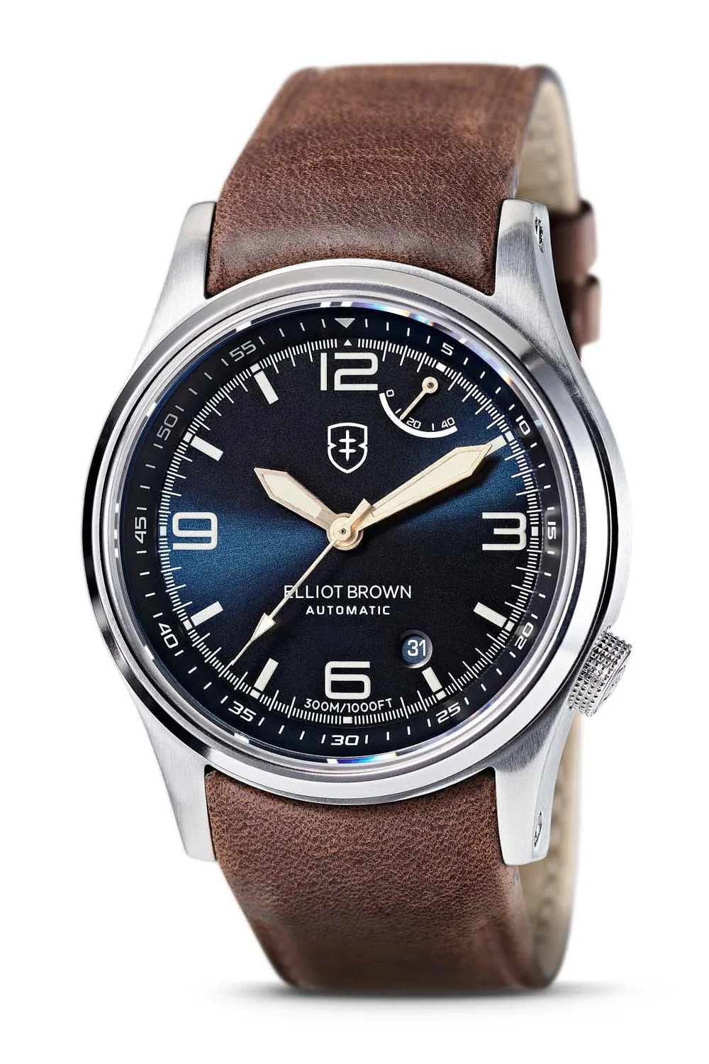 ELLIOT BROWN 305-D06-L23 Tyneham 41mm Limited Edition Stainless Steel Automatic Watch - Blue Dial