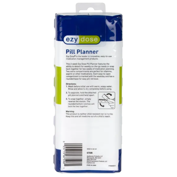 Ezy Dose® 2-Week Duets Pill Planner