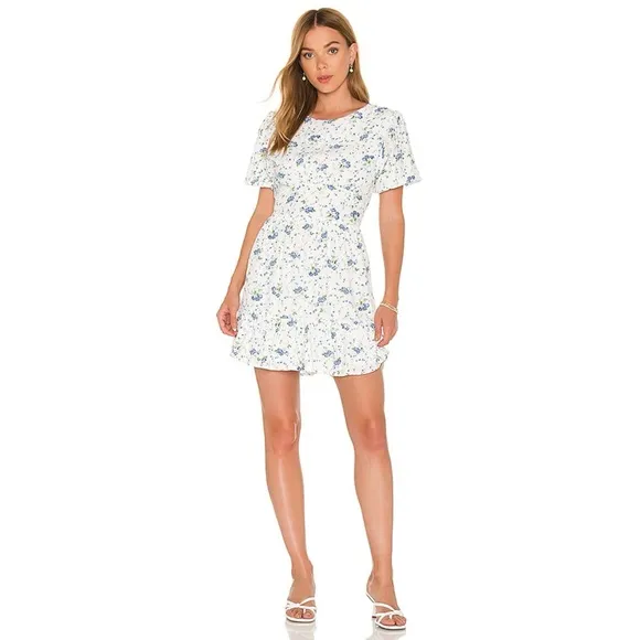 Faithful The Brand Desmond Mini Dress in Astoria Floral Print