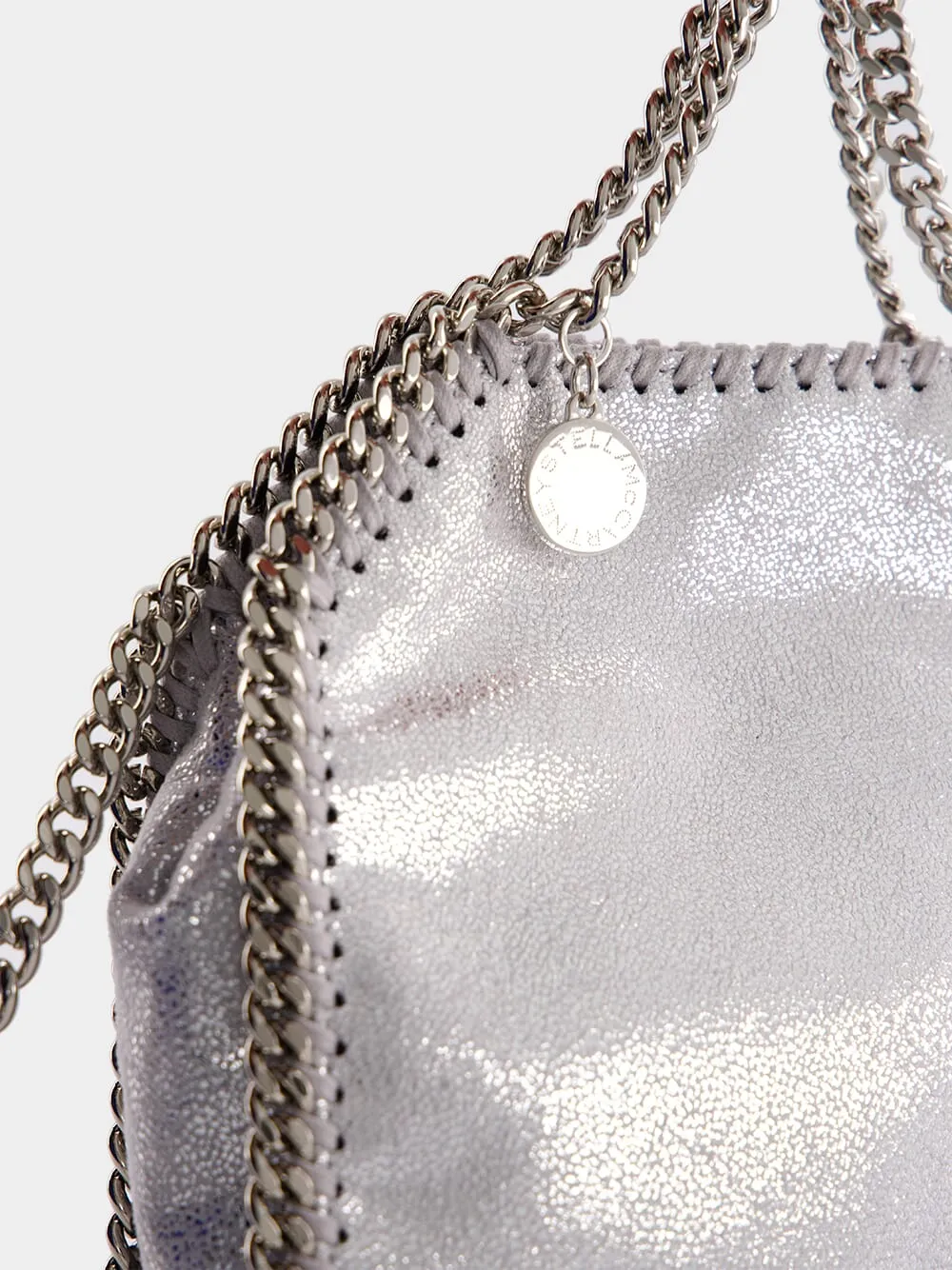 Falabella Tiny Silver Tote Bag