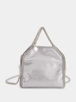 Falabella Tiny Silver Tote Bag