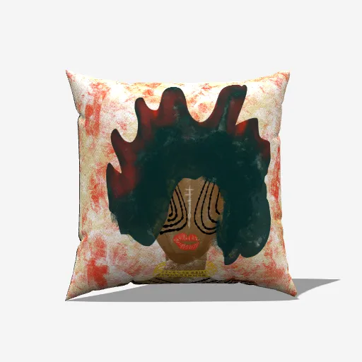 Faux Linen Pillow - Magick Woman