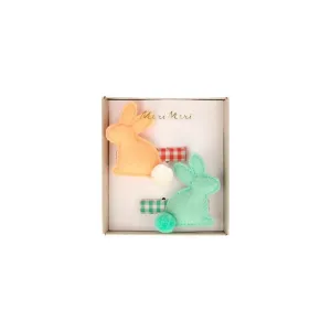 Felt Bunny Hair Clips