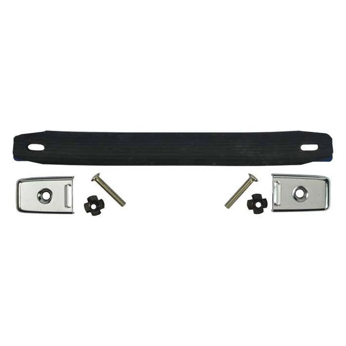 Fender Style Black Strap Handle with Chrome End Caps, Mojotone