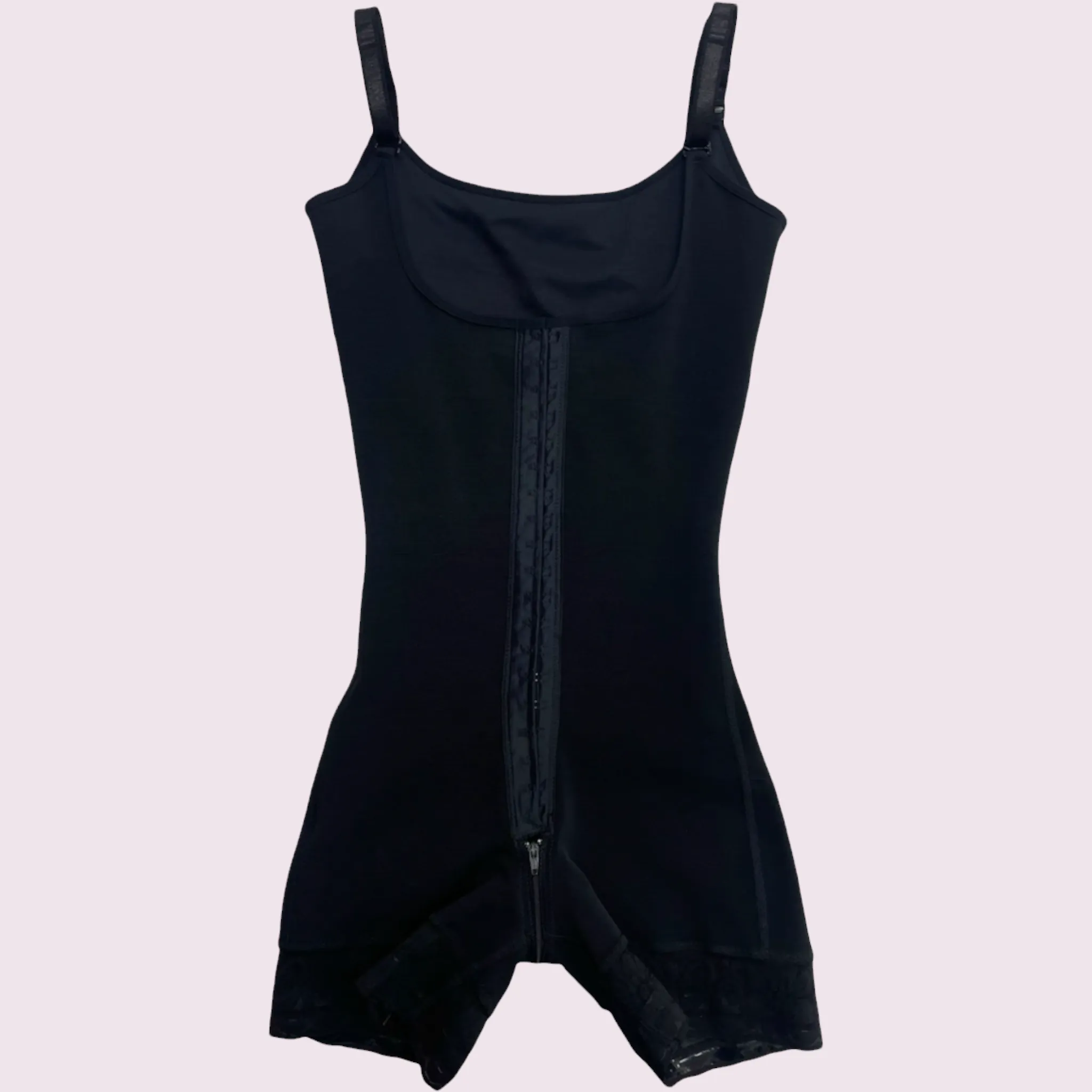(FINAL SALE) FB1001 FAJA SHORT WITH HOOKS AND ZIPPER