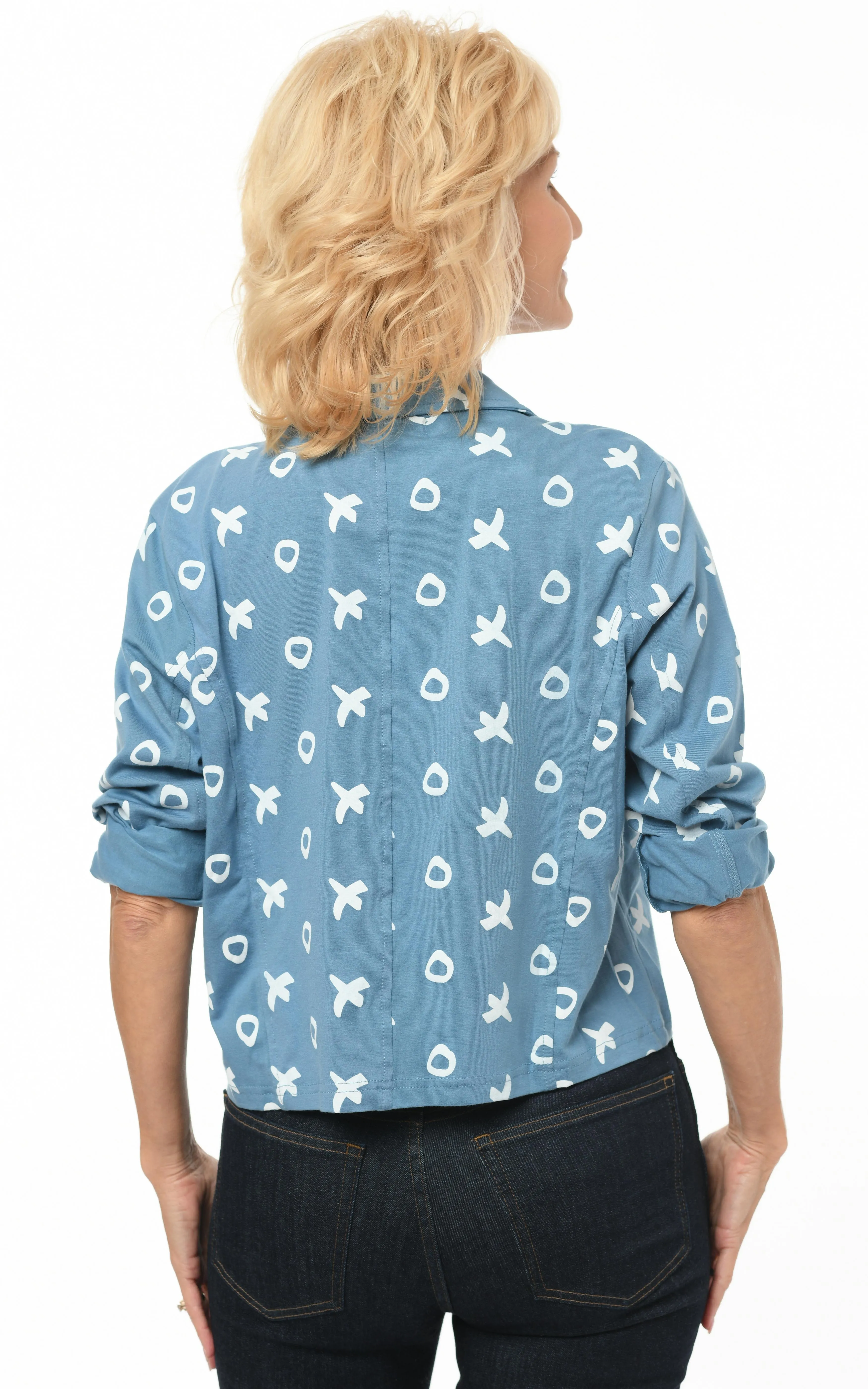 FINAL SALE SDM358 Pablo Jacket in Spa Blue XO*