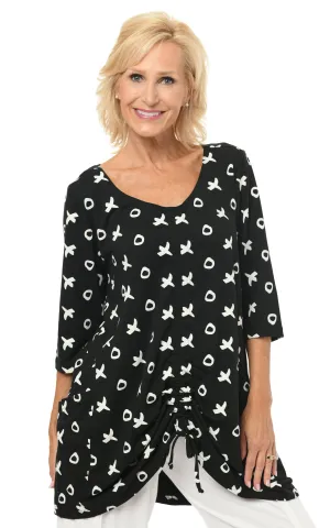 FINAL SALE SDM430 Murray Tunic Top in Mini XO