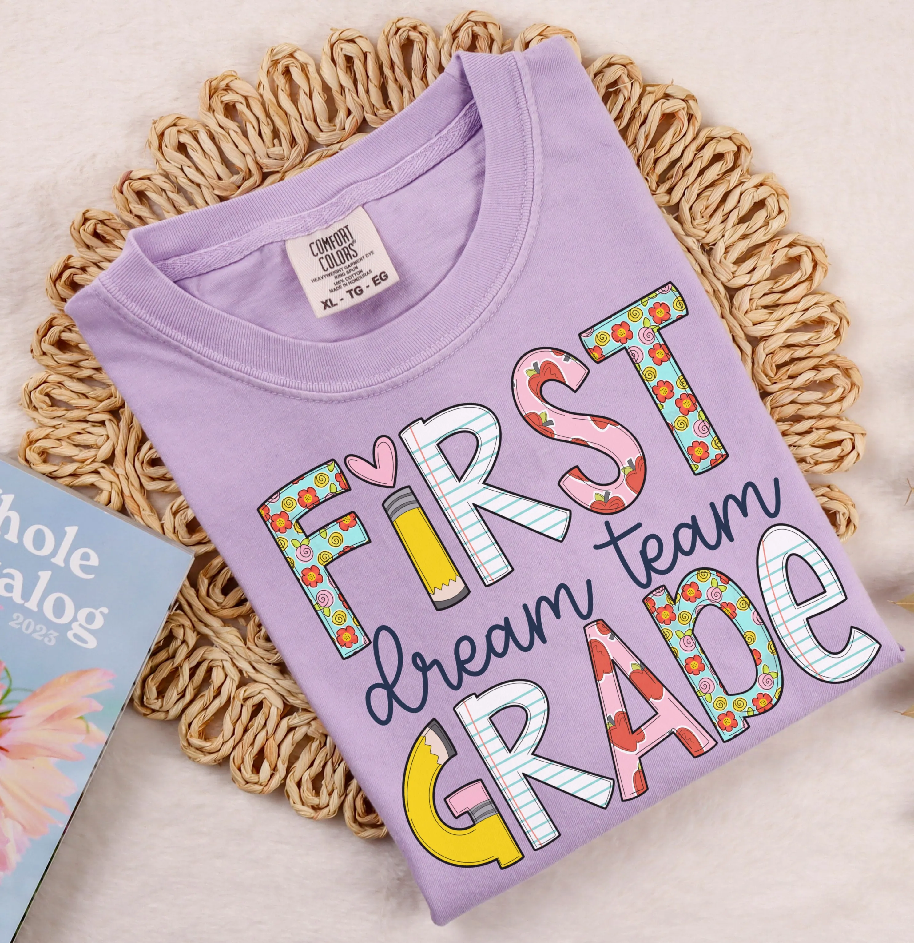 First Grade Dream Team Teachers Shirt/ Comfort Colors Back To School Shirts / All Grades Available