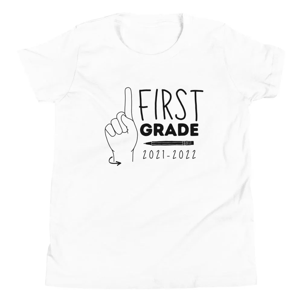 FIRST GRADE Youth Short Sleeve Tee (Black Ink)