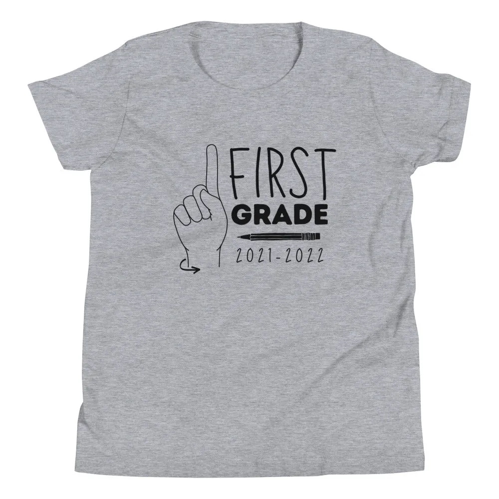 FIRST GRADE Youth Short Sleeve Tee (Black Ink)