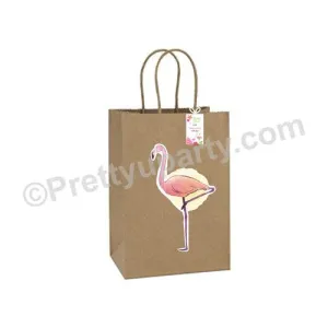 Flamingo Gift Bags - Pack of 10