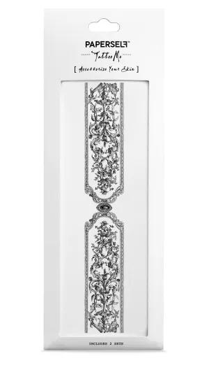 Floral Baroque - Bracelet Temporary Tattoo