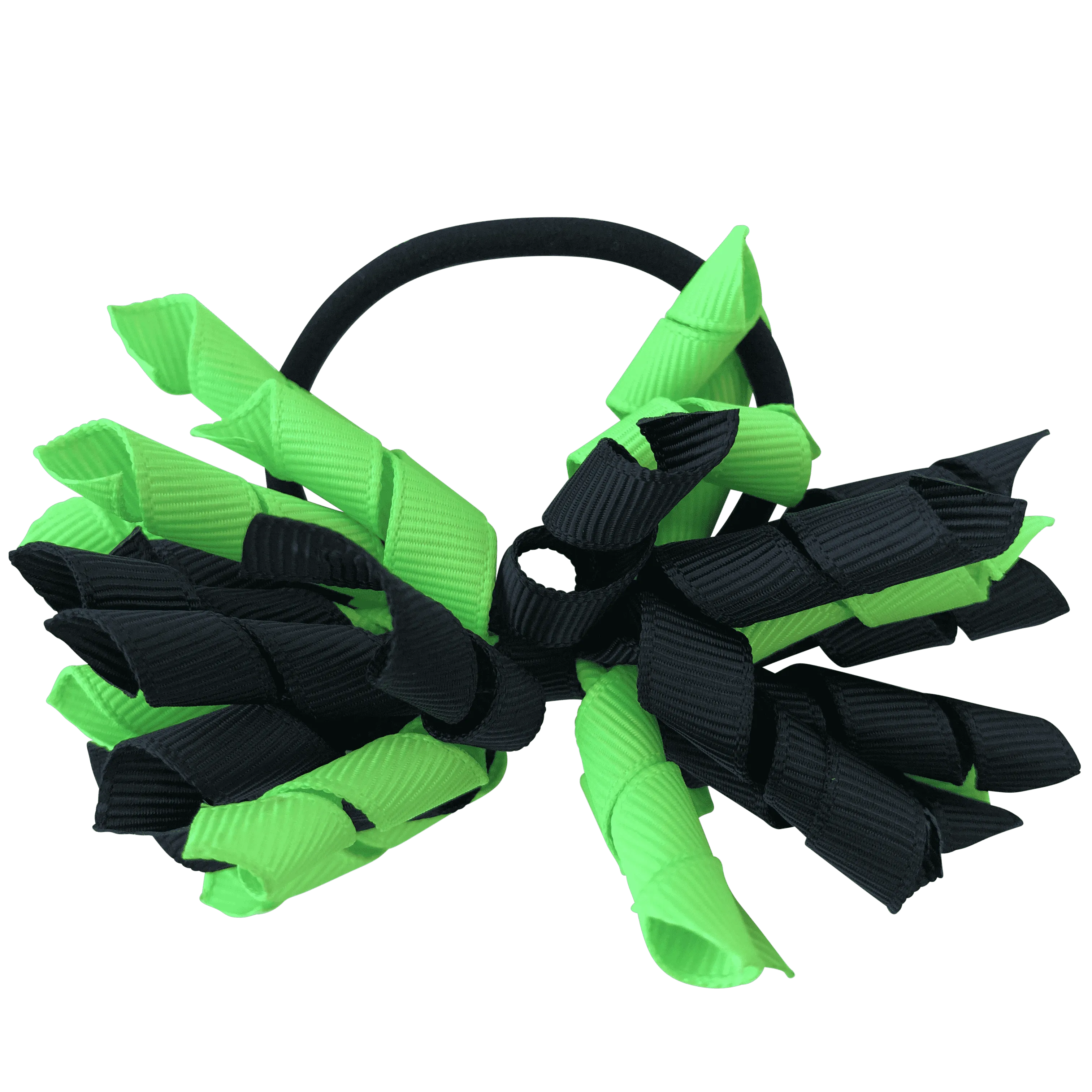 Fluoro Green & Black Hair Accessories