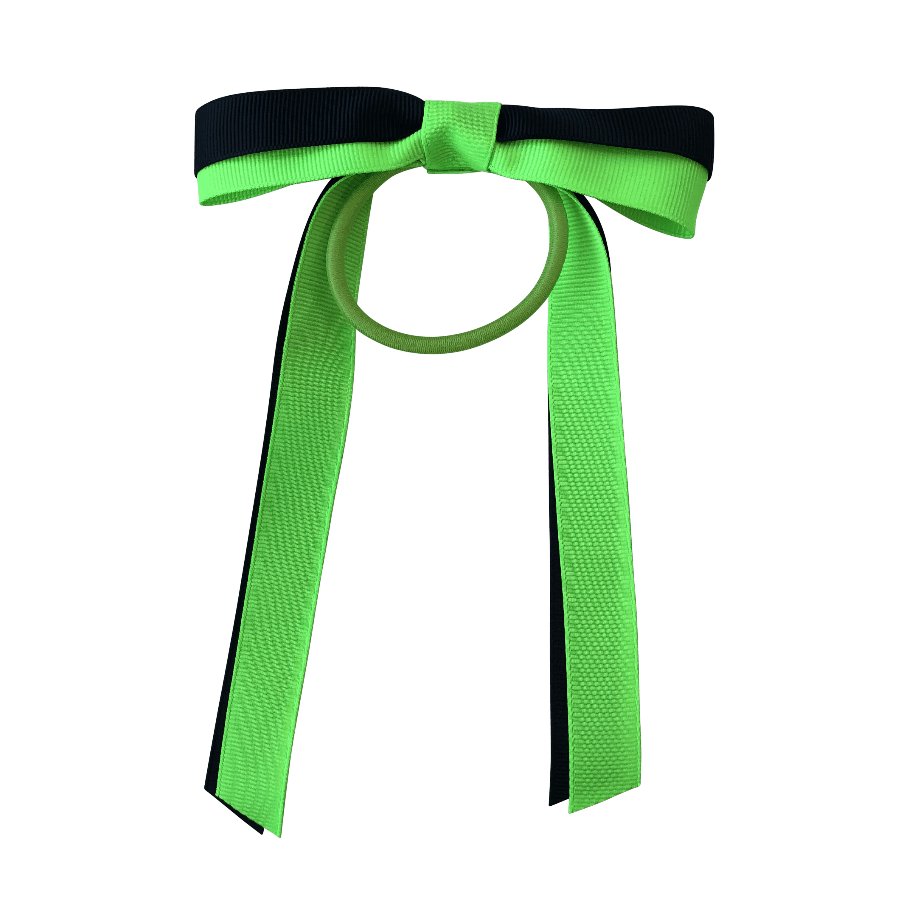 Fluoro Green & Black Hair Accessories