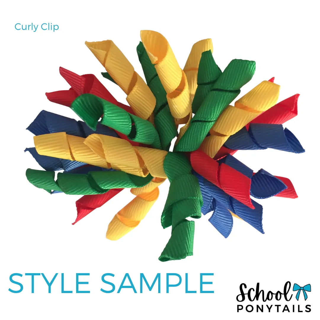 Fluoro Green & Black Hair Accessories