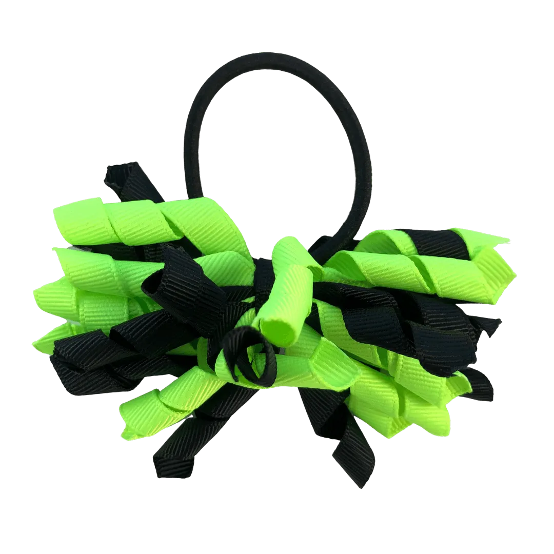 Fluoro Yellow & Black Hair Accessories
