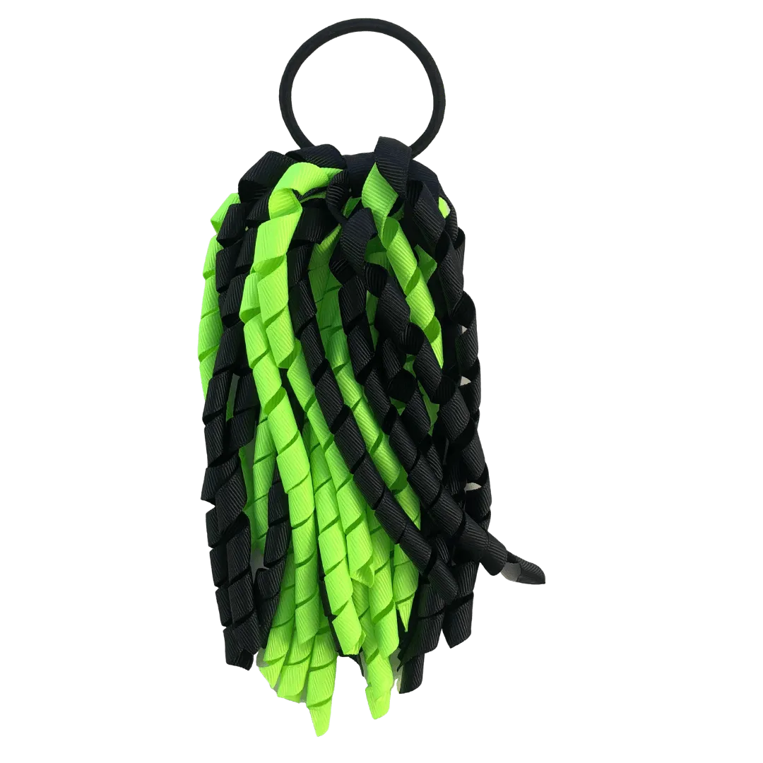 Fluoro Yellow & Black Hair Accessories