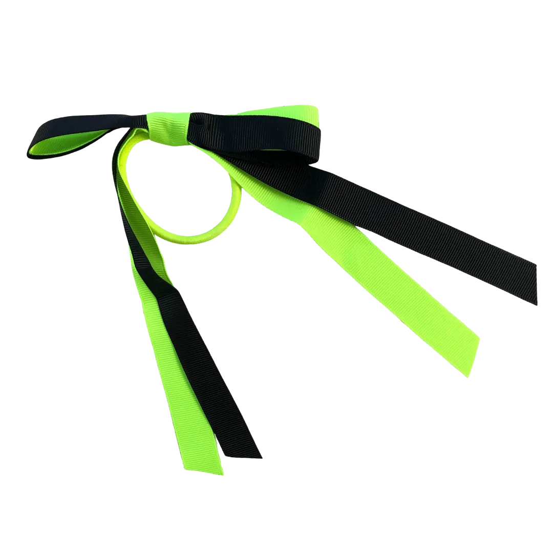 Fluoro Yellow & Black Hair Accessories