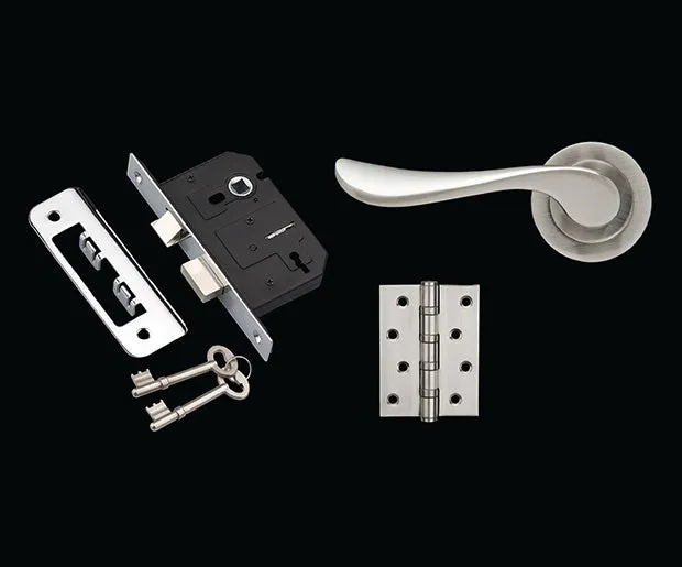 Fortessa Wave Satin Nickel  Box Set
