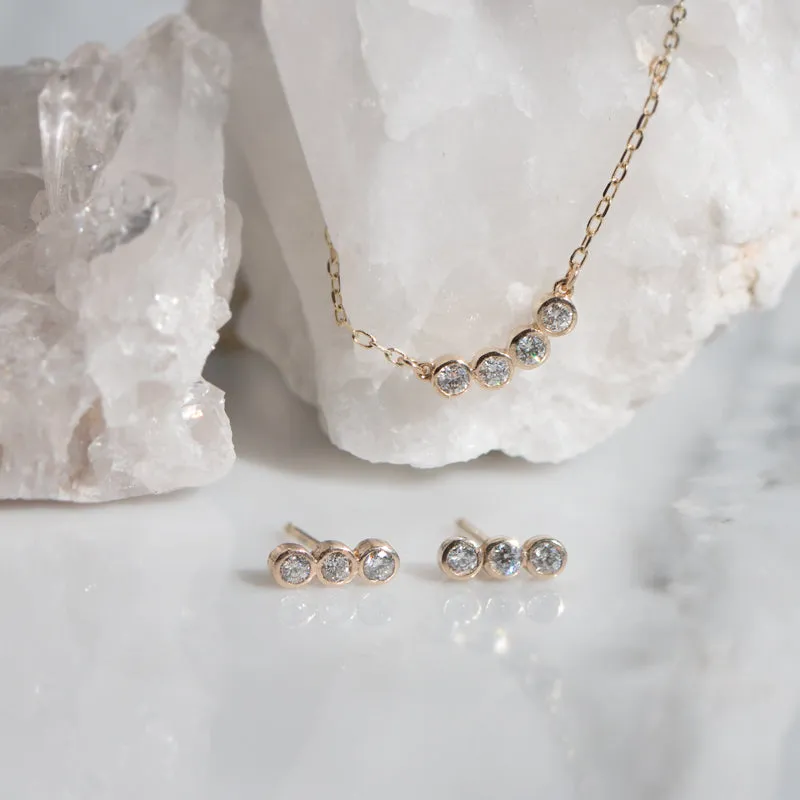 Four Diamond Necklace