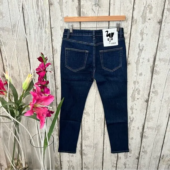 Free People x Sandrine Rose - NWT Indigo Skinny Jeans