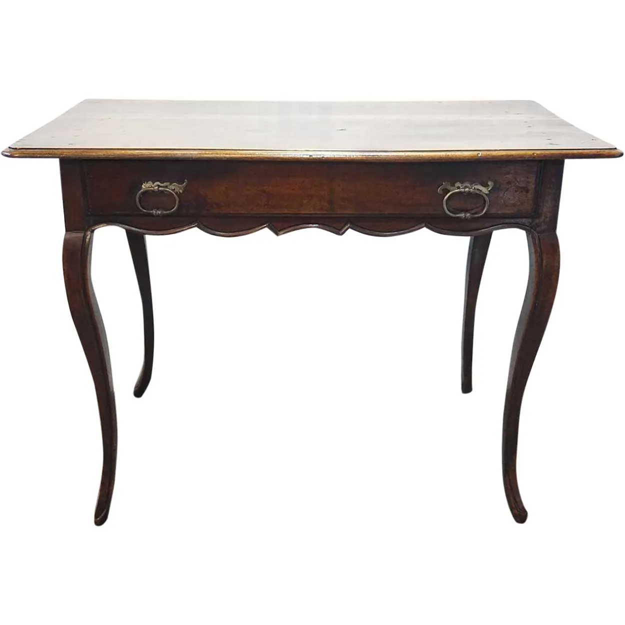 French Louis XV Period Walnut Rectangular Tea Table