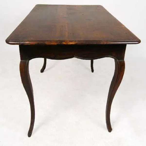 French Louis XV Period Walnut Rectangular Tea Table