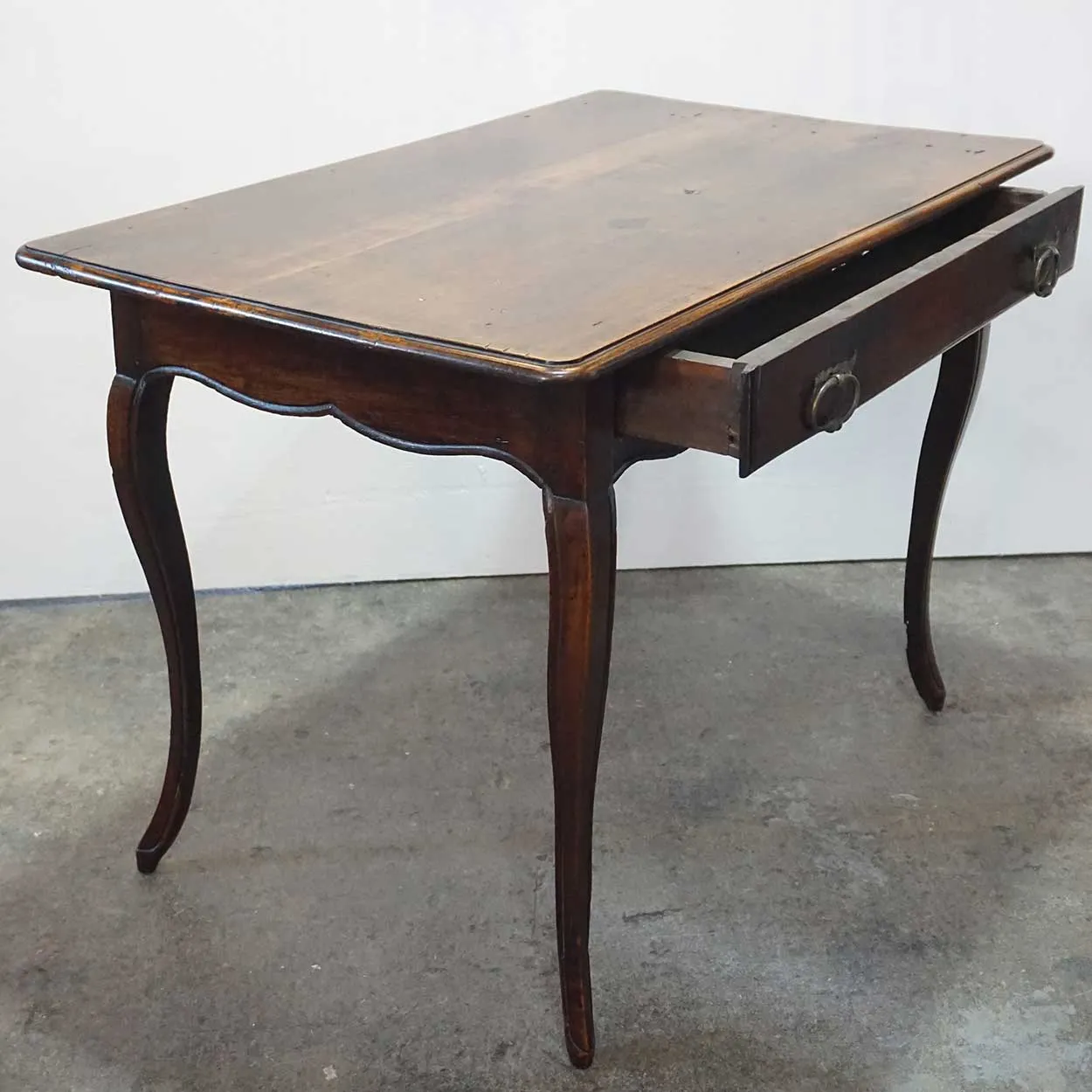 French Louis XV Period Walnut Rectangular Tea Table