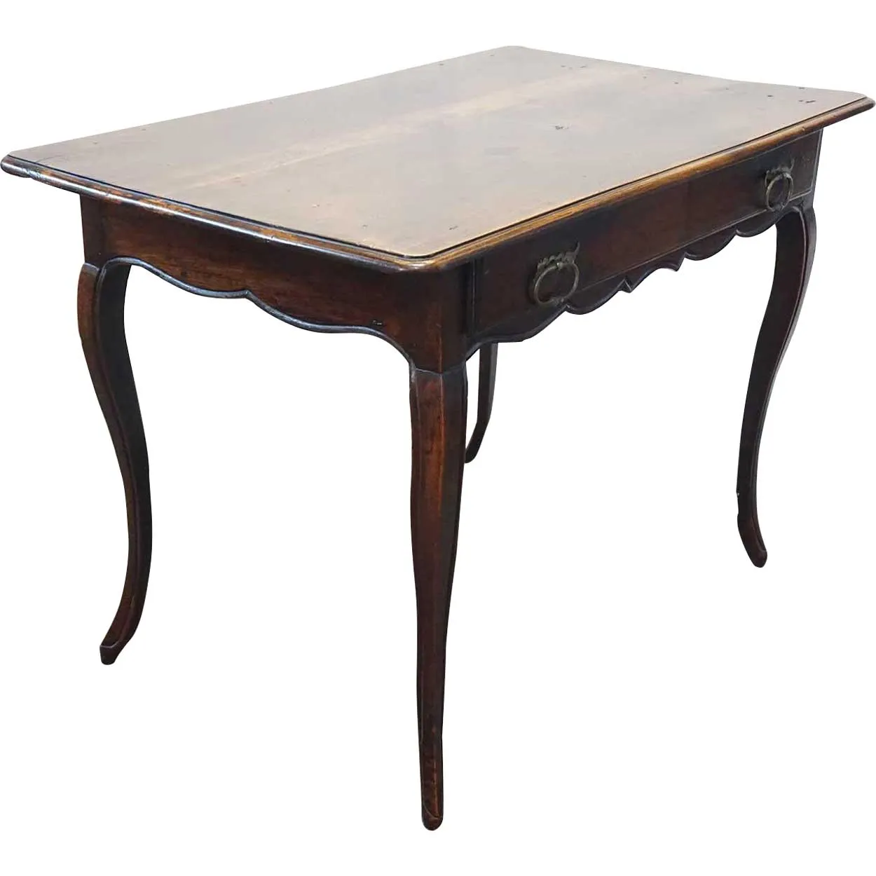 French Louis XV Period Walnut Rectangular Tea Table