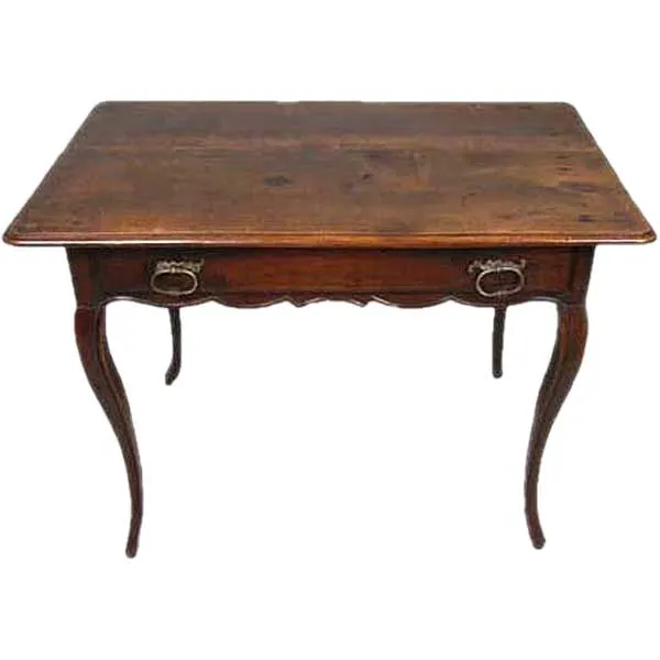 French Louis XV Period Walnut Rectangular Tea Table