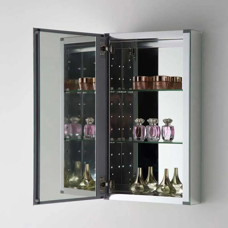 Fresca 15" Wide Bathroom Medicine Cabinet with Mirrors