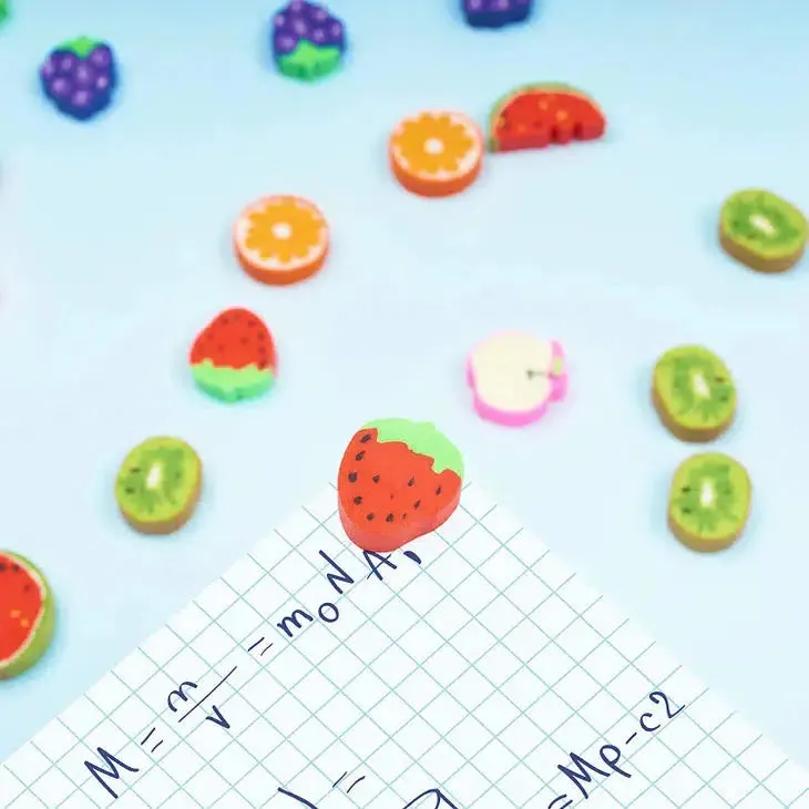 Fruit Erasers