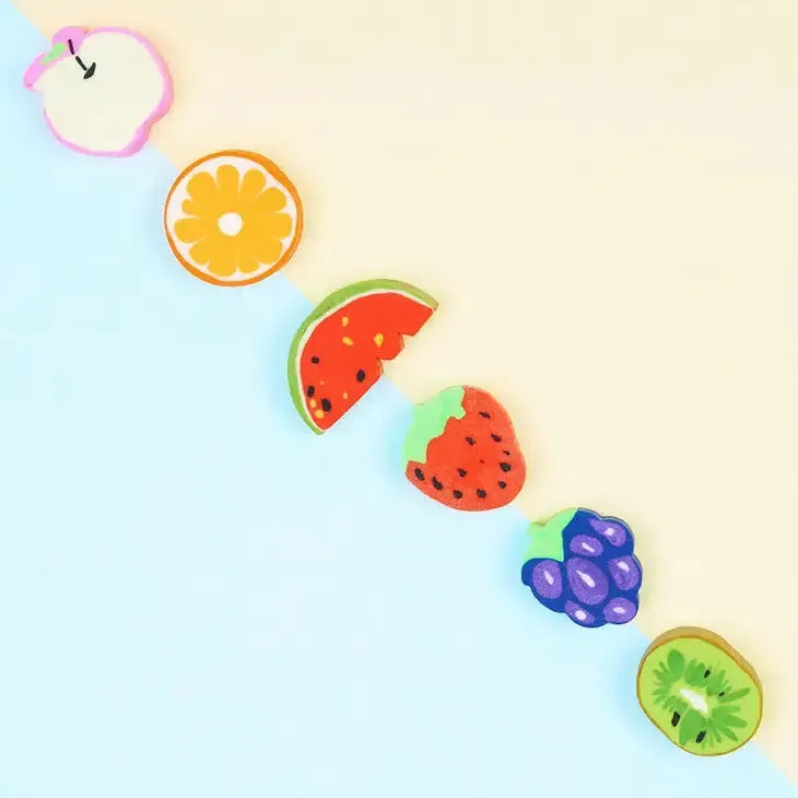 Fruit Erasers