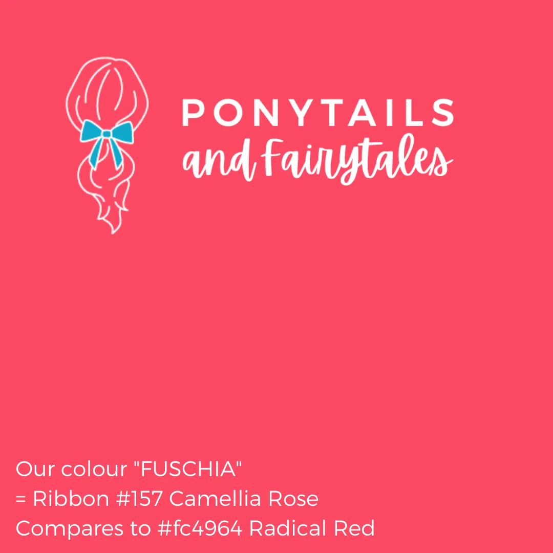Fuschia Pink Hair Accessories