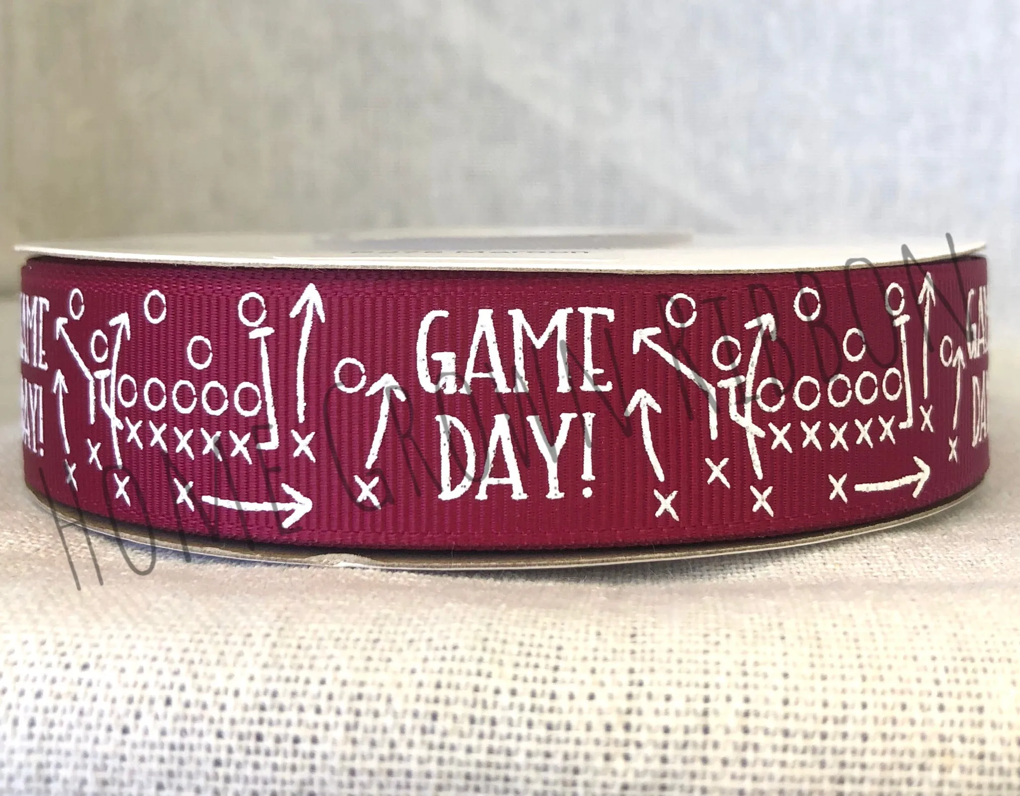 Game Day Football USDR Ribbon - 7/8 Inch