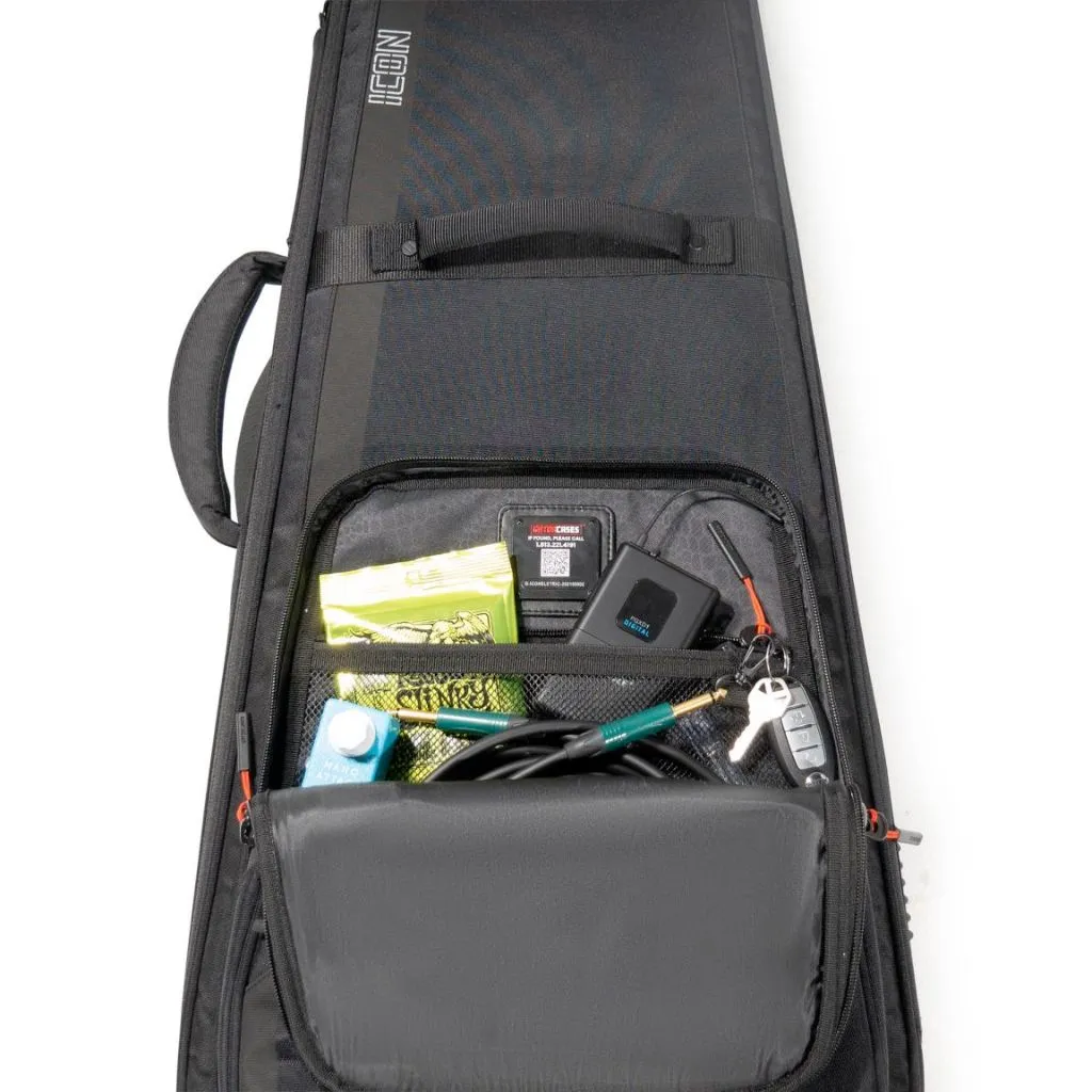 Gator G-ICONELECTRIC ICON Series Bag for Electric Guitars - Black