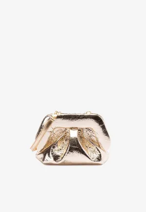 Gea Crinkled Clutch Bag