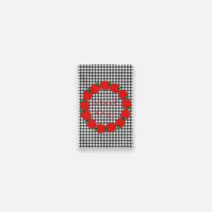 Gingham School Days Apple Garden Flag - 12" x 18"