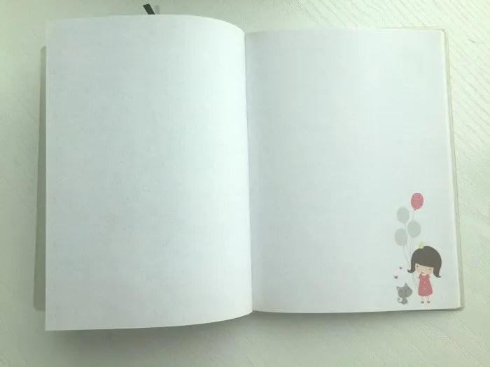 Girl Daily Planner Scheduler - in Black