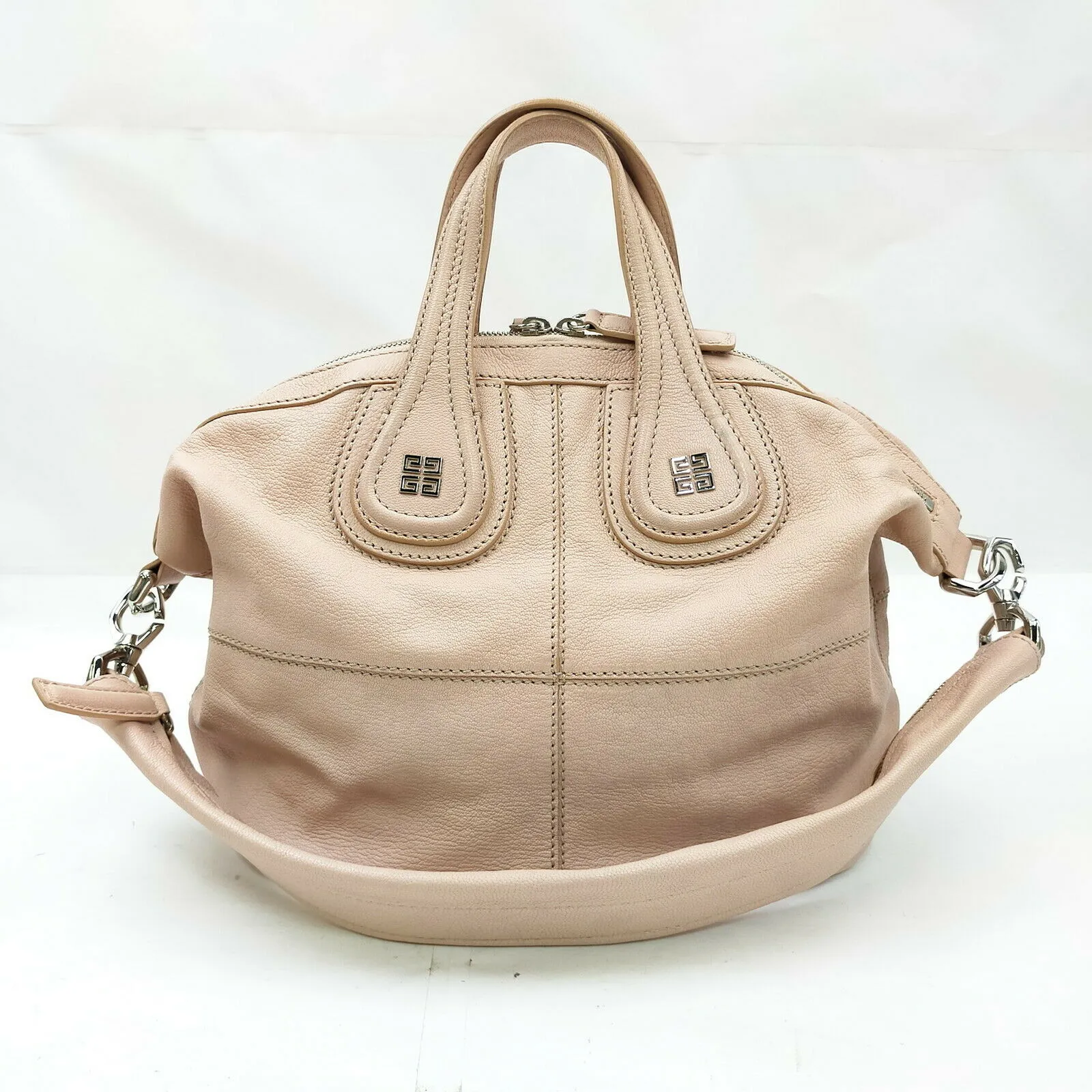 GIVENCHY Pink Leather Tote & Hand Bag