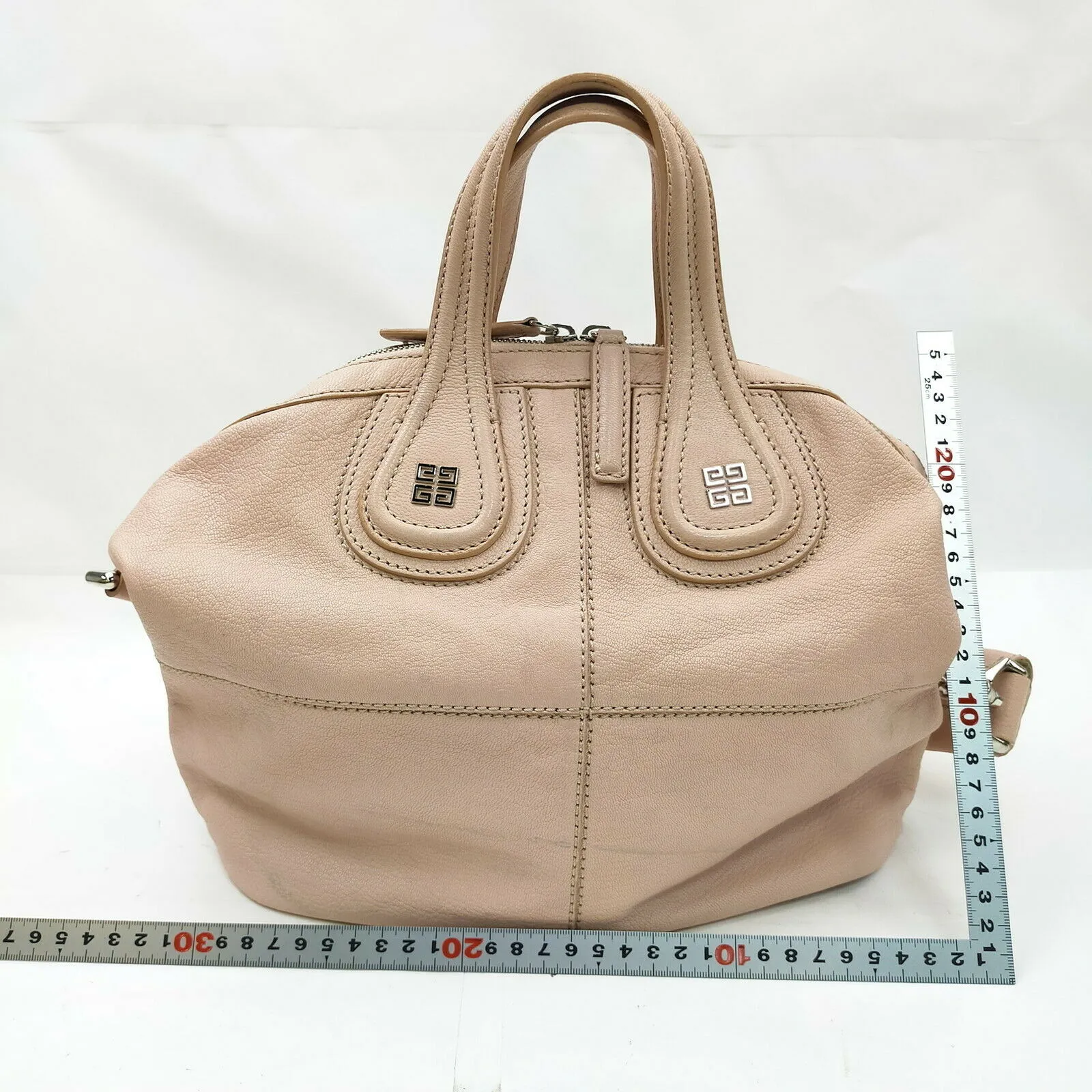 GIVENCHY Pink Leather Tote & Hand Bag