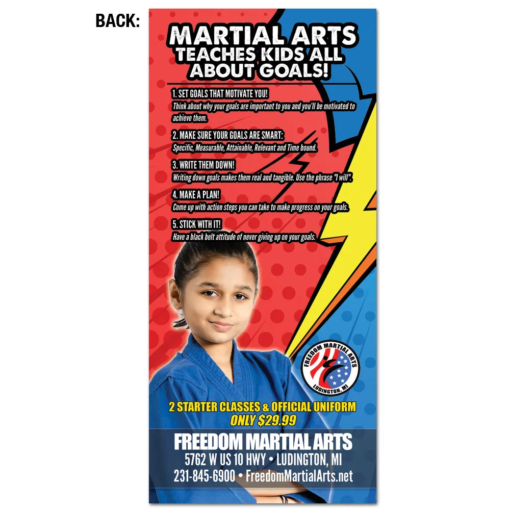 Goals We Set Rack Card