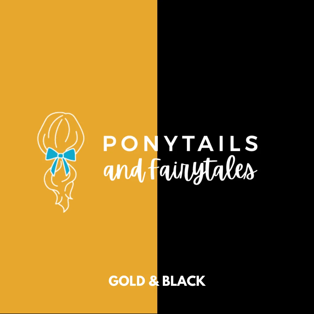 Gold & Black Hair Accessories