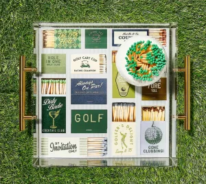 Golf Matchbook Tray Large