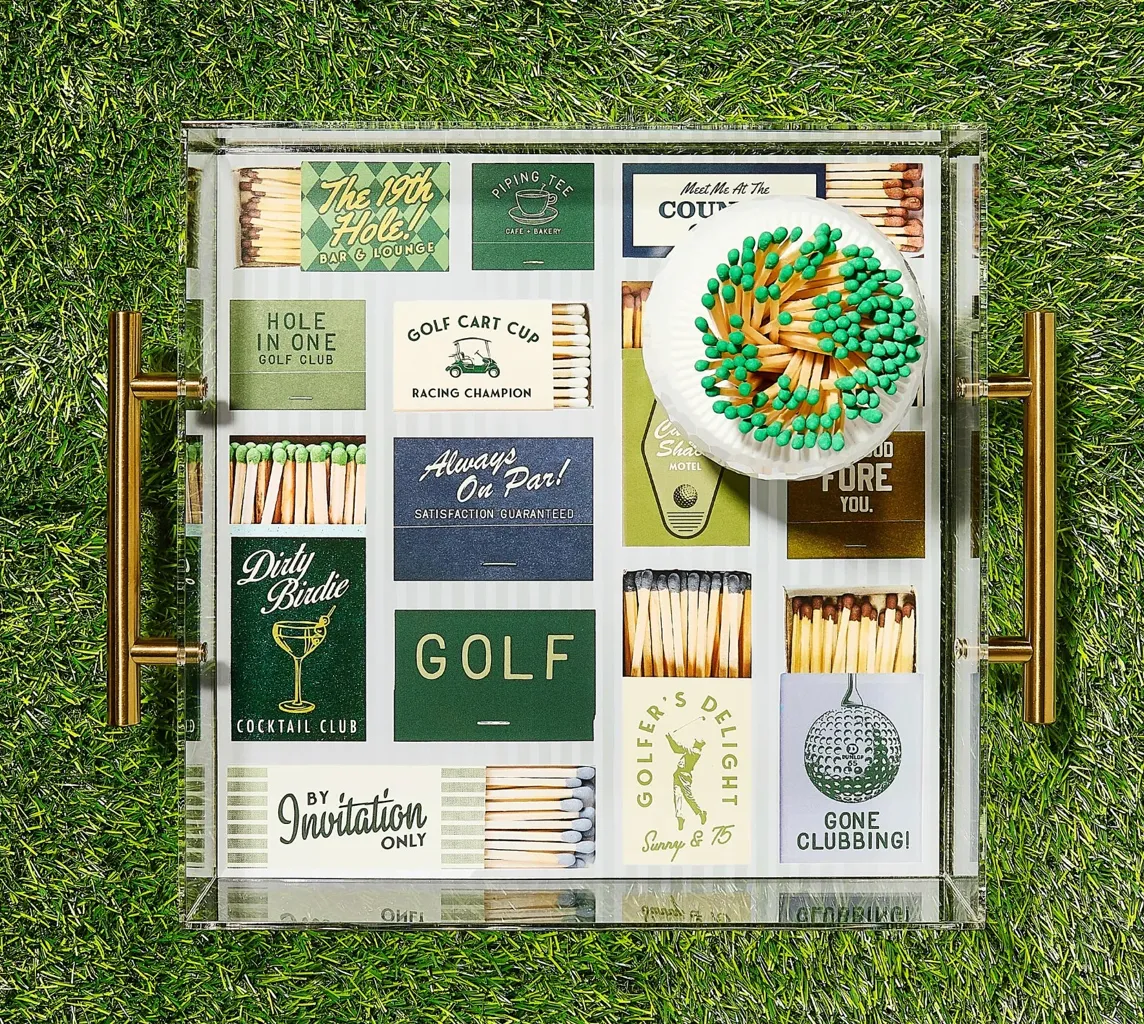 Golf Matchbook Tray Large