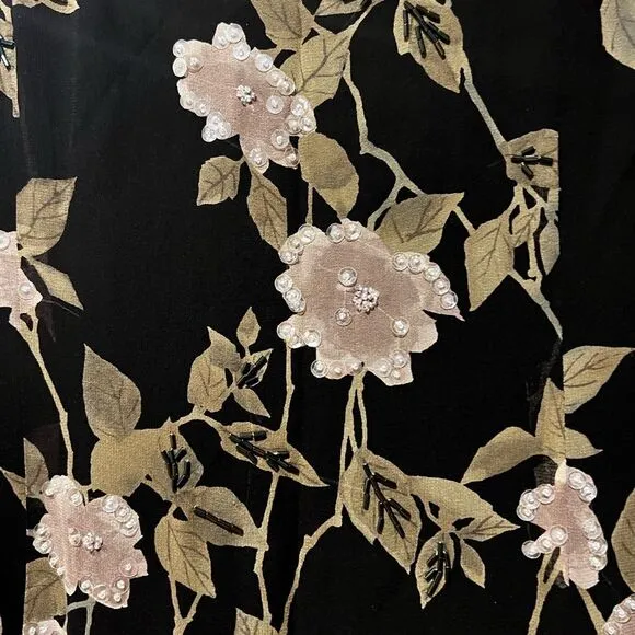 Gorgeous Floral Silk Maxi Dress