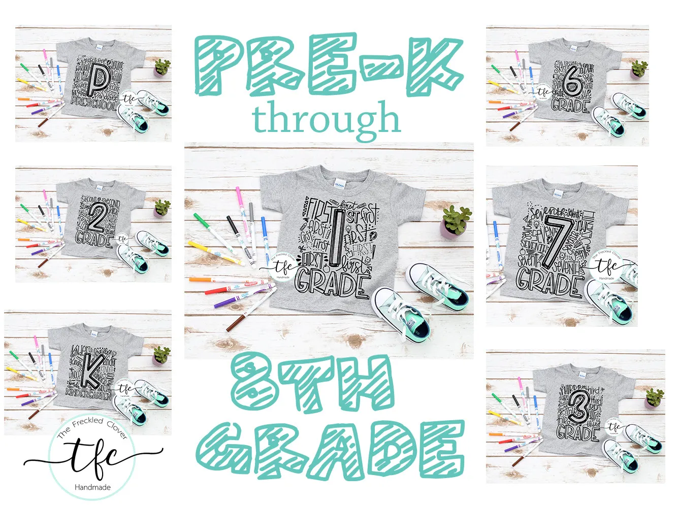 {Grade Typography} screen print tee