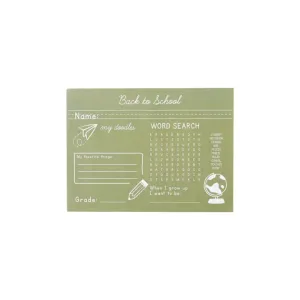 Green Chalkboard Placemats