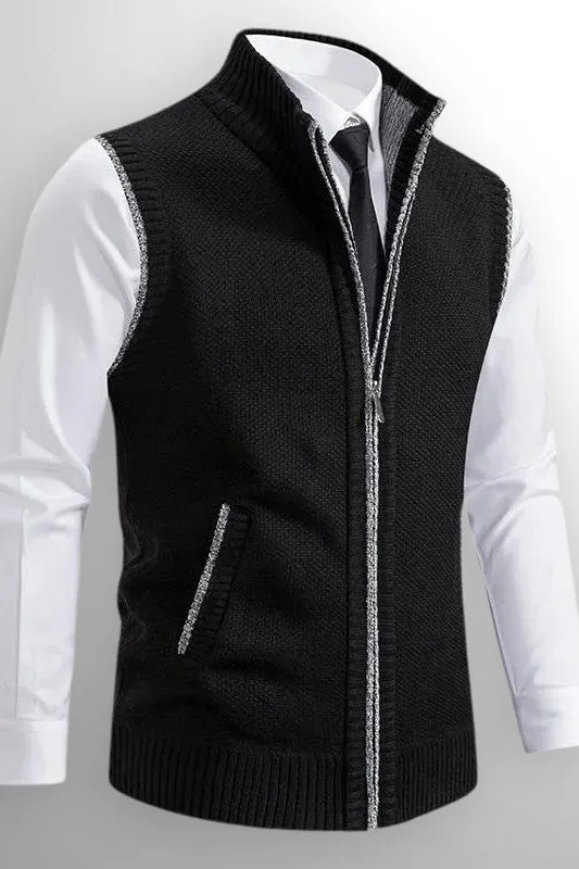 HARRISON FULL-ZIP SWEATER VEST
