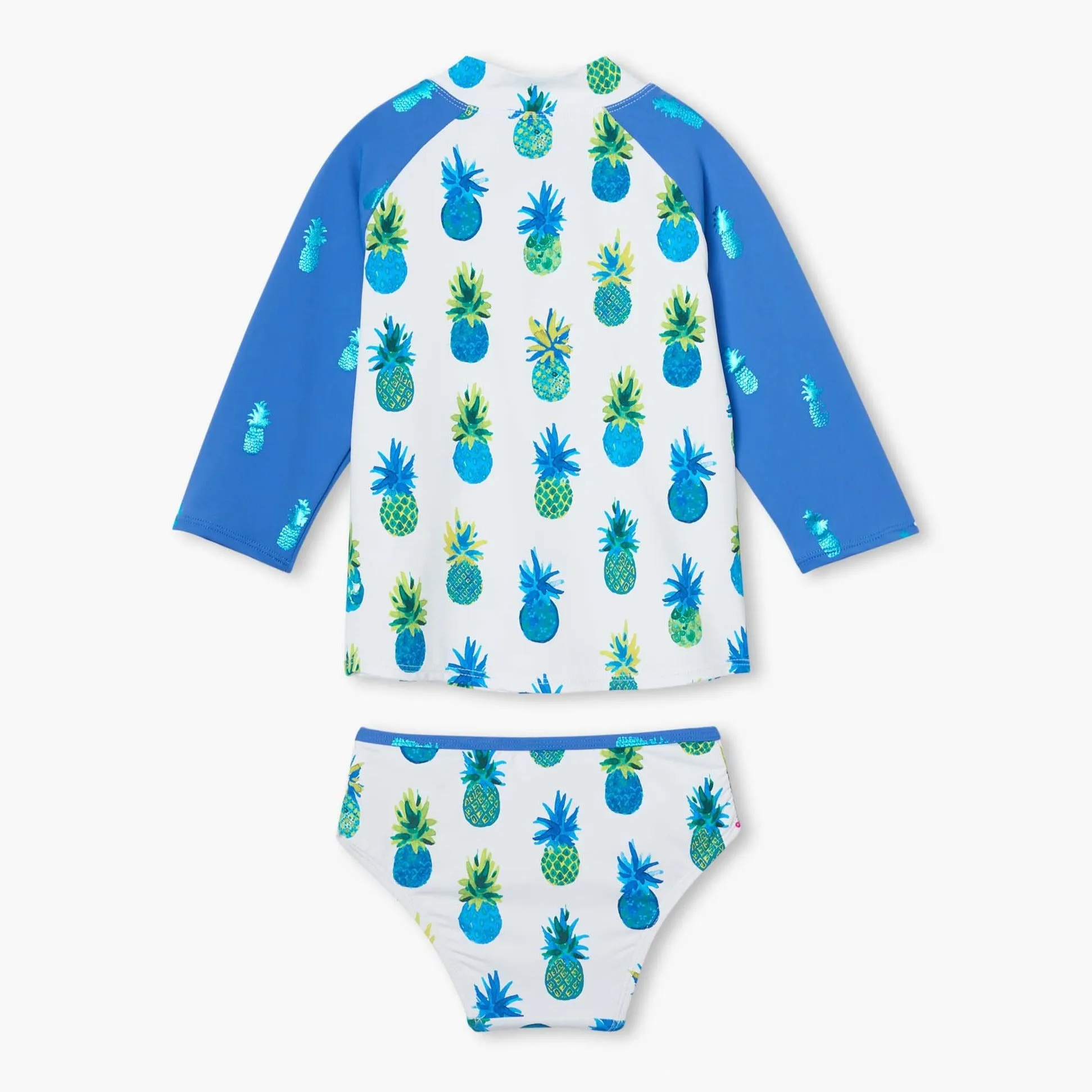 Hatley Painted Pineapple Rashguard Set - Size 2